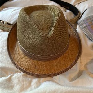 Tommy Bahama Tan Woven Hat